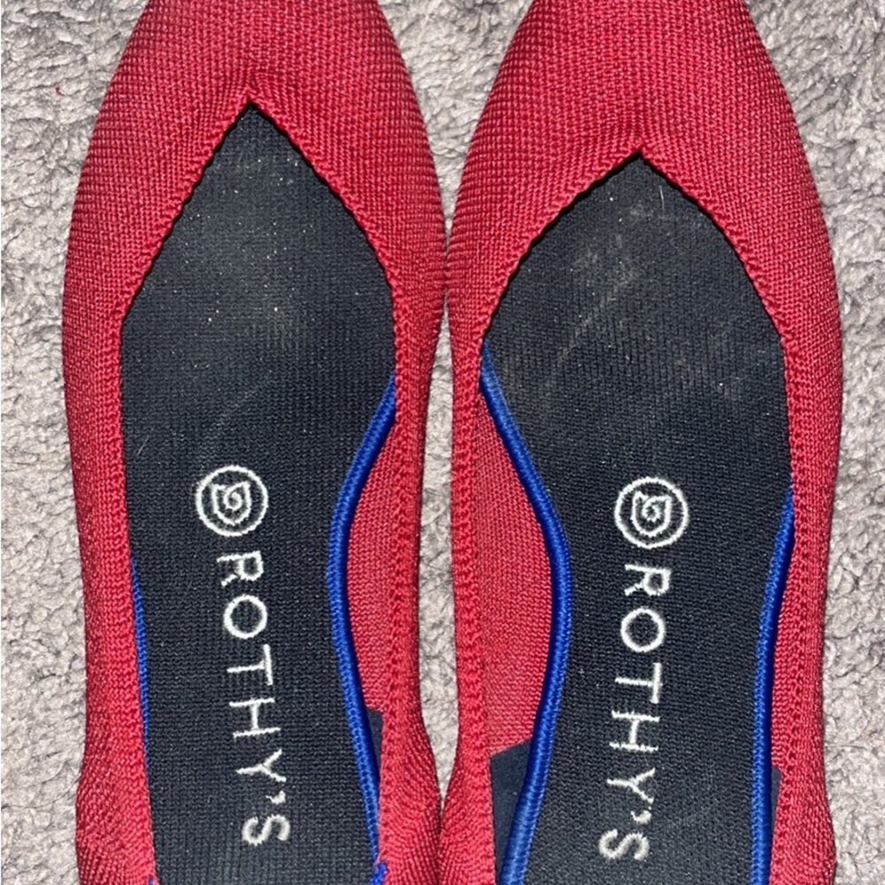 Red Rothy’s.. Size 8 The Point
